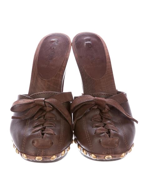 miu miu studded clogs|Miu Miu Studded chain.